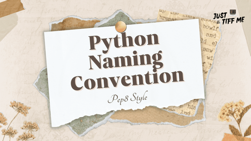 python naming convention using Pep8 style thumbnail