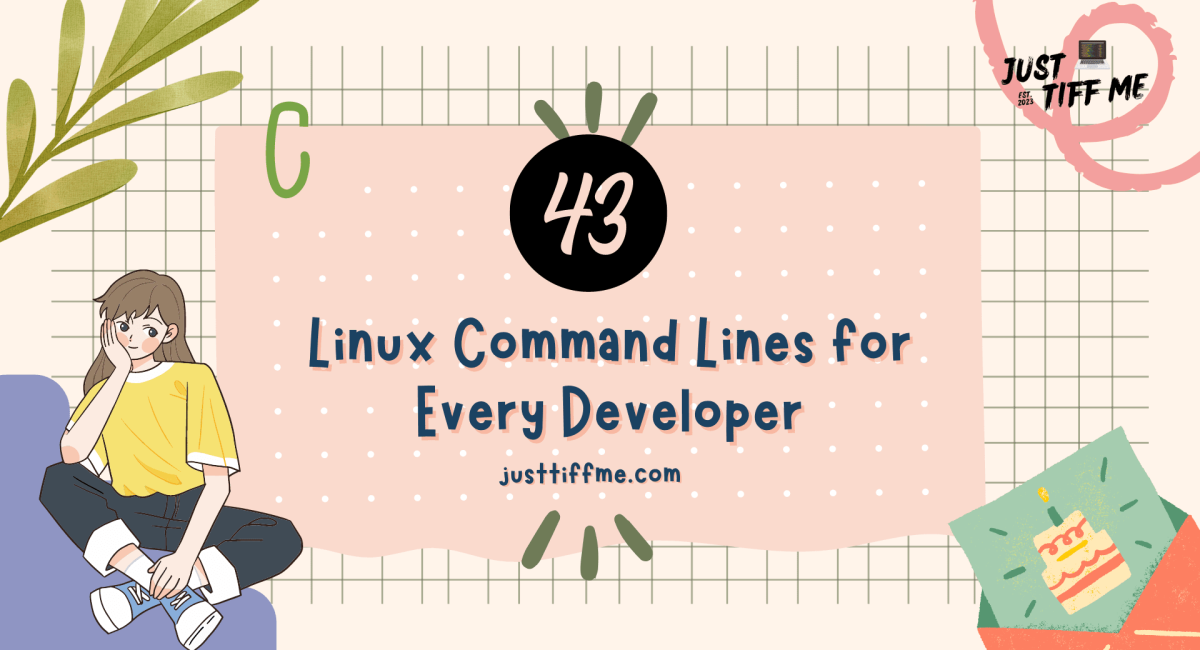 43 Linux command lines for every developers